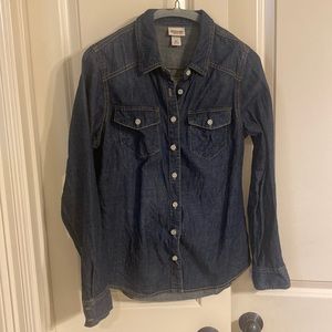 Denim Button-Down Shirt